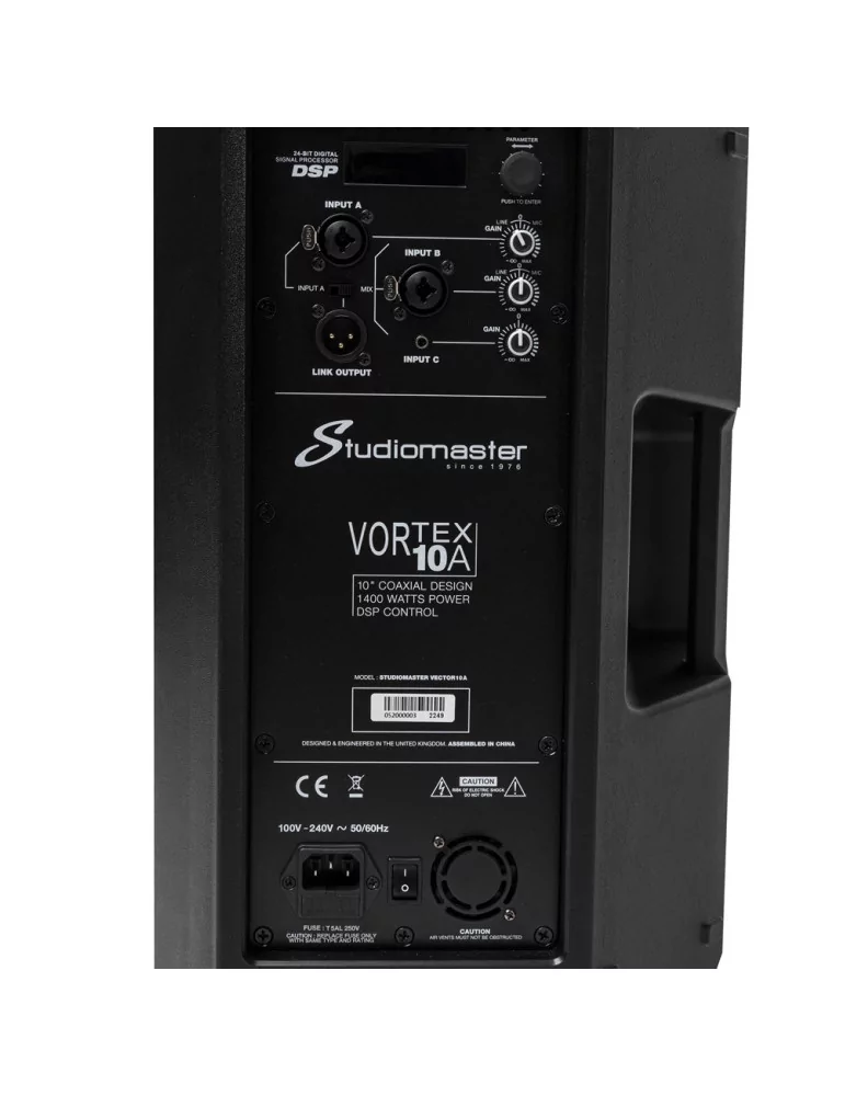STUDIOMASTER VORTEX 10A Aktiver 2-Wege-Lautsprecher 10" | MusicGoodDeal