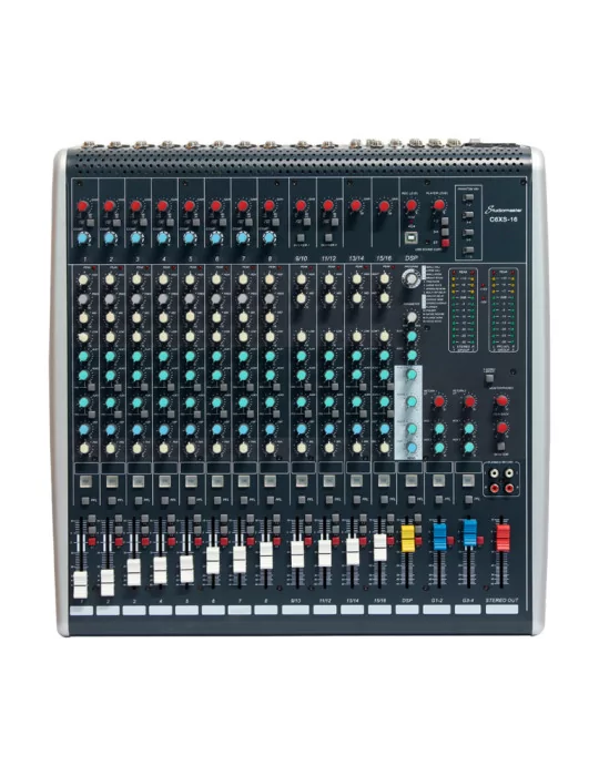  STUDIOMASTER C6XS-16 Mezclador en vivo de 16 entradas + USB|MusicGoodDeal 