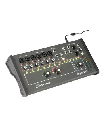  STUDIOMASTER DIGILIVE8C DigiLiVe8c digital mixing console, 8 inputs, 8 bus, 4 outputs|MusicGoodDeal 