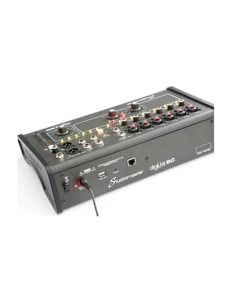  STUDIOMASTER DIGILIVE8C DigiLiVe8c digital mixing console, 8 inputs, 8 bus, 4 outputs|MusicGoodDeal 