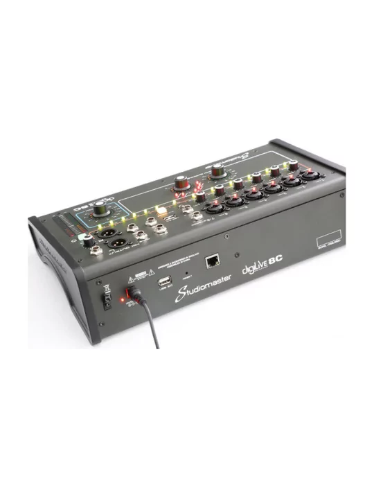  STUDIOMASTER DIGILIVE8C DigiLiVe8c digital mixing console, 8 inputs, 8 bus, 4 outputs|MusicGoodDeal 
