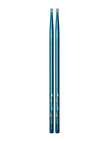 VATER VCB5AN Color wrap Los Angeles 5A Blue Sparkle Nylon tip, 1 pair
