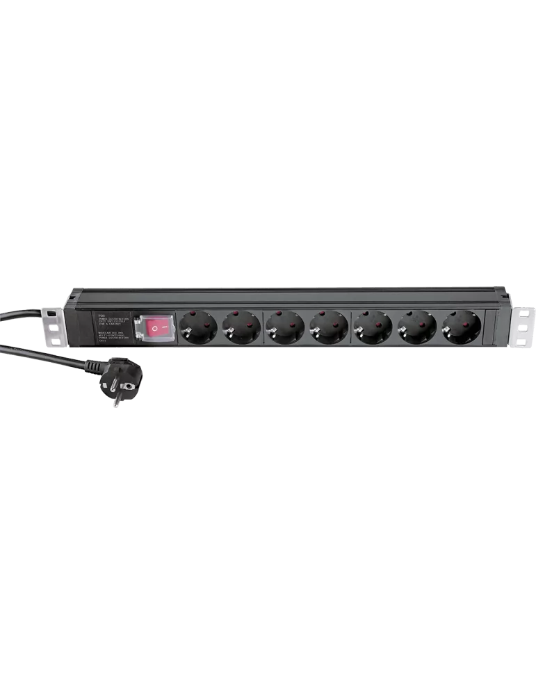  K&M 28674 Power supply - Multi-socket 230V 7 sockets with inter.|MusicGoodDeal 