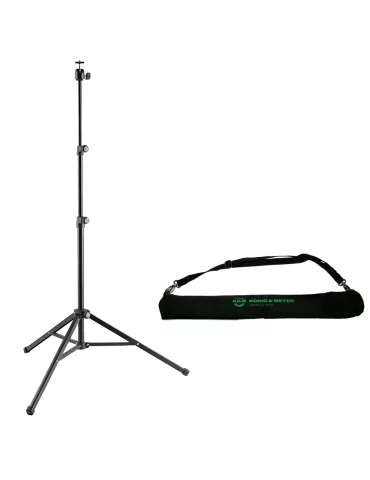  K&M 19784-BUNDLE   Bundle Telescopic Tripod H1355 mm. + Transport Cover|MusicGoodDeal 