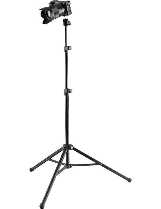  K&M 19784-BUNDLE   Bundle Telescopic Tripod H1355 mm. + Transport Cover|MusicGoodDeal 