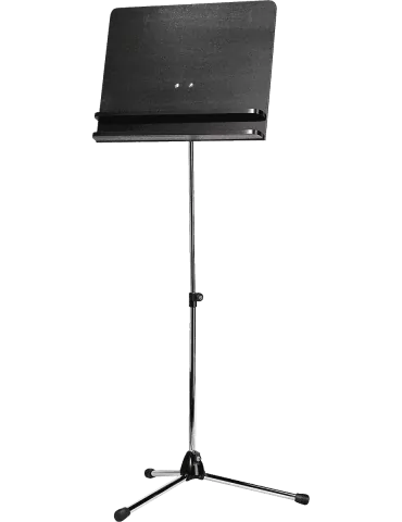  K&M 11832 Black wooden orchestra with two shelves|MusicGoodDeal 