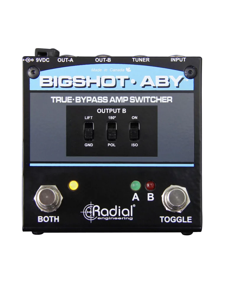  RADIAL ENGINEERING BIGSHOT-ABY Selectores - Selector de salida pasiva V.2|MusicGoodDeal 