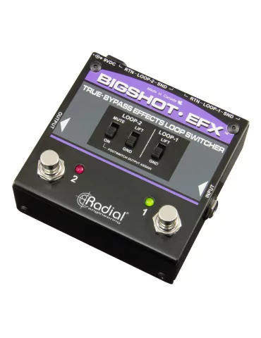  RADIAL ENGINEERING BIGSHOT-EFX Selectors - 2 loop effects selector|MusicGoodDeal 