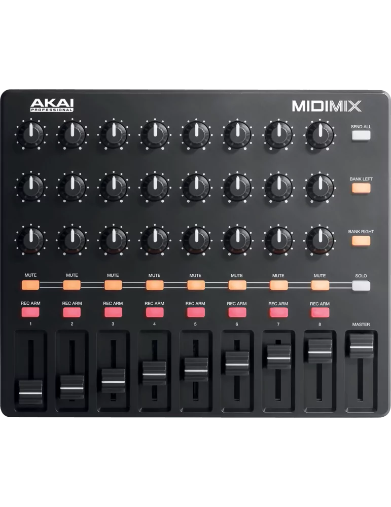  AKAI PROFESSIONAL MIDIMIX 9 faders 24 potenciómetros|MusicGoodDeal 
