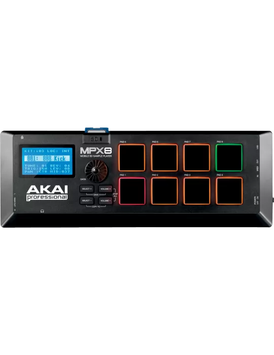 AKAI PROFESSIONAL MPX8 Lector de muestras en tarjeta SD|MusicGoodDeal 