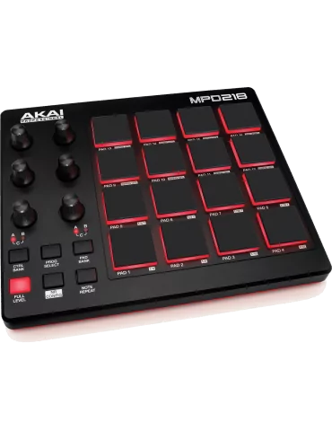 AKAI PROFESSIONAL MPD218 16 pads 6 potentiometers|MusicGoodDeal 