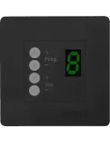  AUDAC DW3020-B Control panels - Wall control 45x45 8 zones Black|MusicGoodDeal 