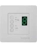  AUDAC DW3020-W Control panels - Wall control 45x45 8 zones White|MusicGoodDeal 
