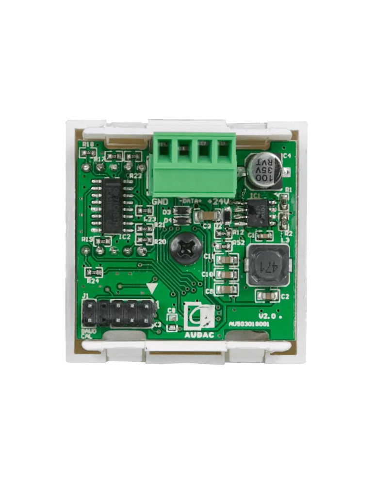  AUDAC DW3020-W Control panels - Wall control 45x45 8 zones White|MusicGoodDeal 