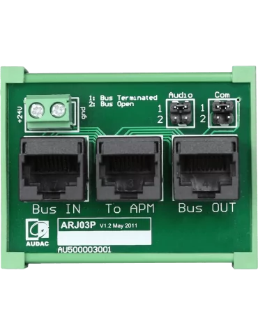  AUDAC ARJ03P Accessories - APM RJ45 Junction Box|MusicGoodDeal  2