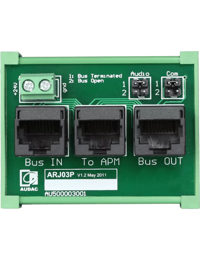  AUDAC ARJ03P Accesorios - Caja de conexiones RJ45 de APM|MusicGoodDeal 