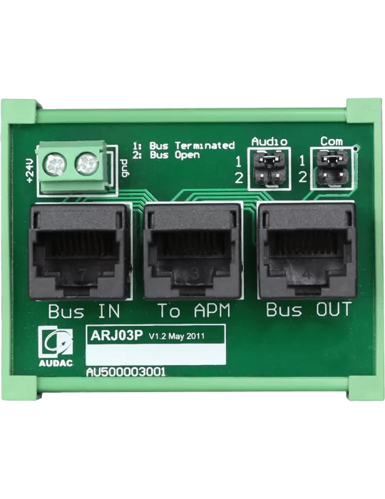  AUDAC ARJ03P Accesorios - Caja de conexiones RJ45 de APM|MusicGoodDeal 