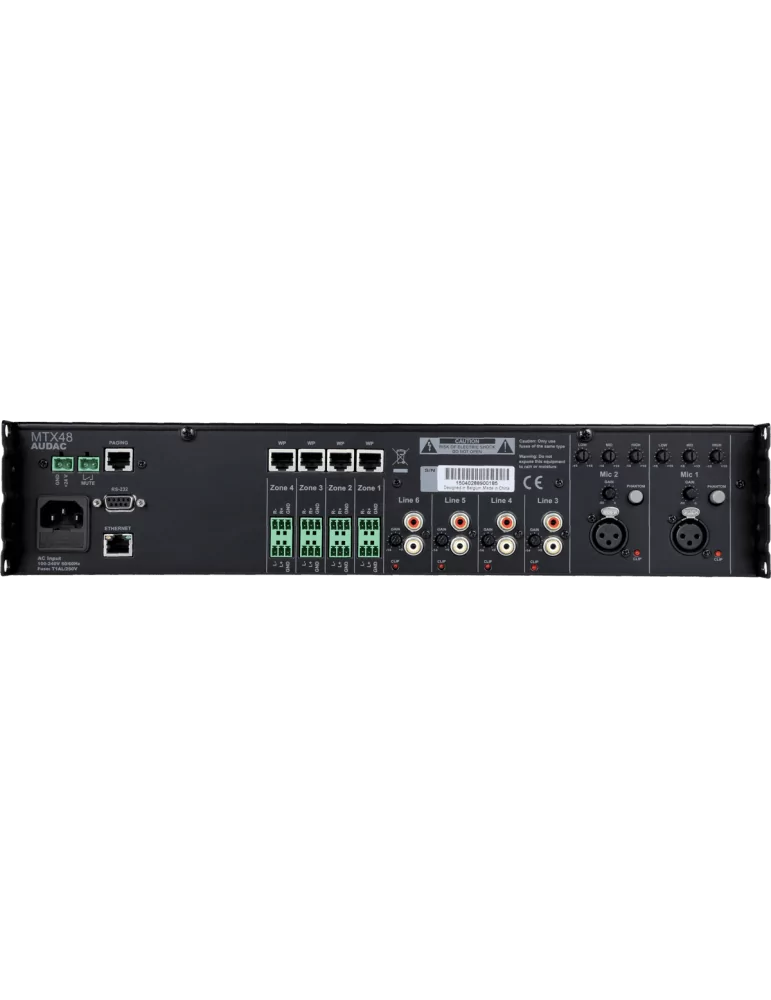  AUDAC MTX48 Matrix 2 IN/4 out - 4 zones|MusicGoodDeal 