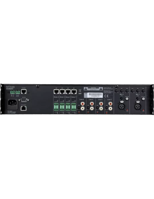  AUDAC MTX48 Matrix 2 IN/4 out - 4 zones|MusicGoodDeal 