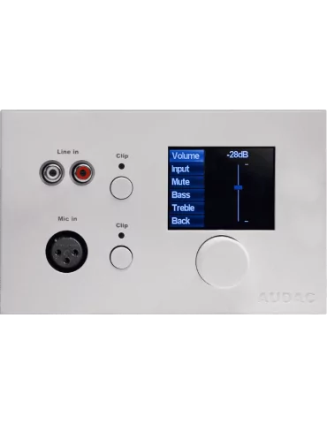  AUDAC MWX65-W Paneles de control - Control de pared para MTX White|MusicGoodDeal 