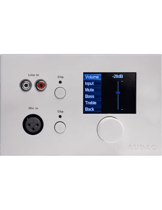  AUDAC MWX65-W Paneles de control - Control de pared para MTX White|MusicGoodDeal 