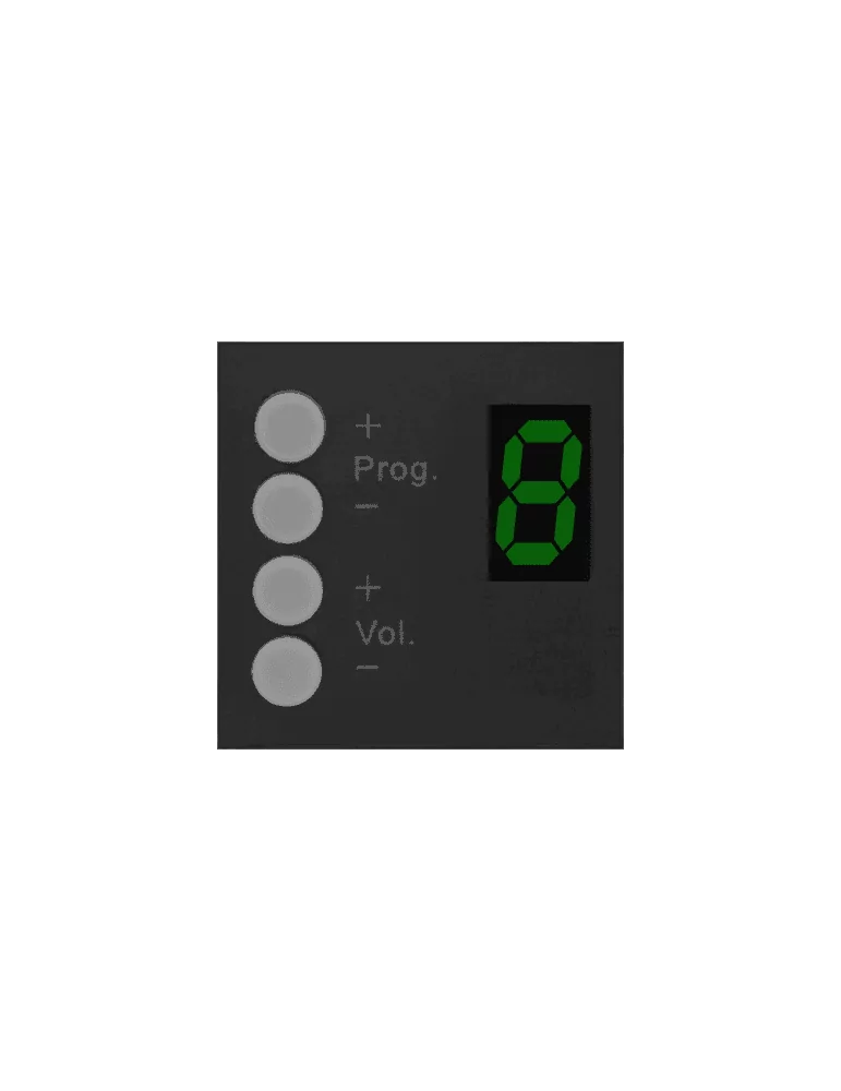  AUDAC MWX45-B Paneles de control - Control de pared MTX, AMP/RM523 Negro|MusicGoodDeal 