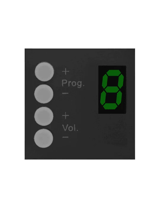  AUDAC MWX45-B Paneles de control - Control de pared MTX, AMP/RM523 Negro|MusicGoodDeal 