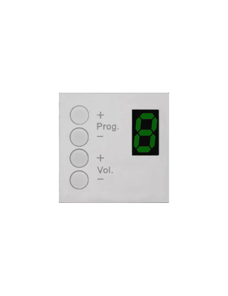  AUDAC MWX45-W Control Panels - MTX Wall Control, AMP/RM523 White|MusicGoodDeal 