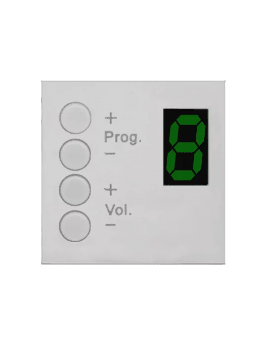  AUDAC MWX45-W Control Panels - MTX Wall Control, AMP/RM523 White|MusicGoodDeal 