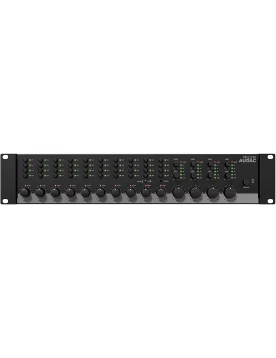  AUDAC PRE240 10IN Preamp - 4 zones|MusicGoodDeal 