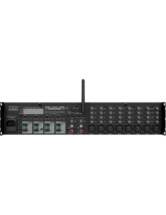  AUDAC PRE240 10IN Preamp - 4 zones|MusicGoodDeal 