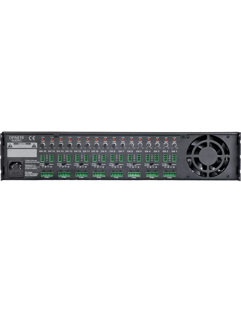  AUDAC DPA616 Class D - 16 x 60W / 4 Ohms|MusicGoodDeal 