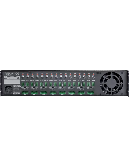  AUDAC DPA616 Class D - 16 x 60W / 4 Ohms|MusicGoodDeal 