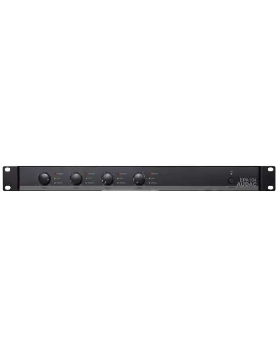  AUDAC EPA104 Class D - CL.D Amplifier - 4 x 100W/4Ohms Energy Star|MusicGoodDeal 