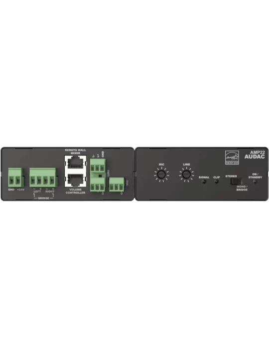  AUDAC AMP22 Class D - Mini amplifier 2 x 15 W|MusicGoodDeal 