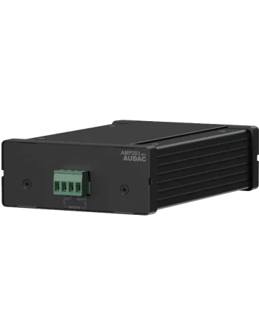  AUDAC AMP203 Class D - DANTE 2x30W-POE Stereo Mini Amp|MusicGoodDeal  2