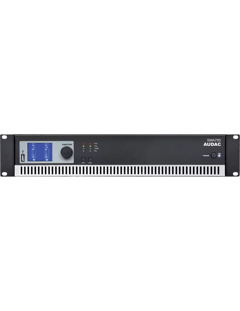  AUDAC SMA750 2 Channel DSP - WAVEDYNAMICS 2 x 750W / 4 Ohms|MusicGoodDeal 