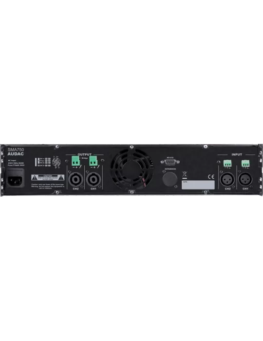  AUDAC SMA750 2 Channel DSP - WAVEDYNAMICS 2 x 750W / 4 Ohms|MusicGoodDeal 