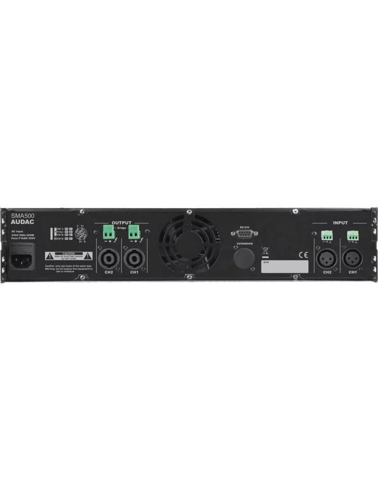  AUDAC SMA500 2 Channel DSP - WAVEDYNAMICS 2 x 500W / 4 Ohms|MusicGoodDeal 