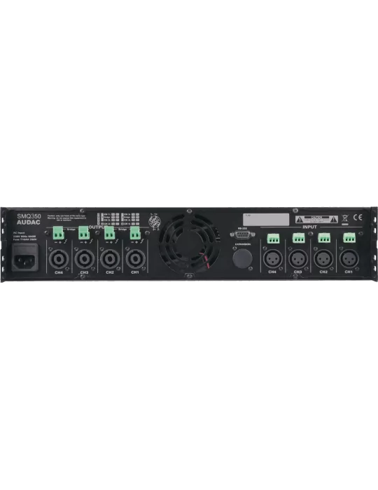  AUDAC SMQ350 4 Channel DSP - WAVEDYNAMICS 4 x 350W / 4 Ohms|MusicGoodDeal 