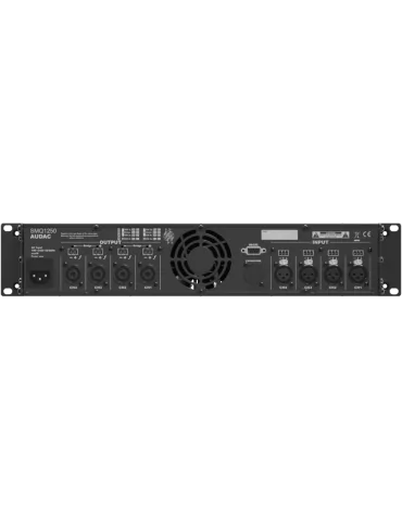 AUDAC SMQ1250 4 Channel DSP - WAVEDYNAMICS Amplifier 4x1250W/4 ohms|MusicGoodDeal  2