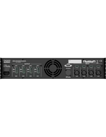  AUDAC PMQ600 4 Channels low impedance & 100V - WAVEDYNAMICS 4 x 600W/100V-8Ohms|MusicGoodDeal  2