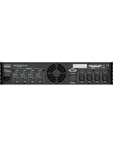  AUDAC PMQ240 4 Channels low impedance & 100V - WAVEDYNAMICS 4 x 240W/100V-8Ohms|MusicGoodDeal  2