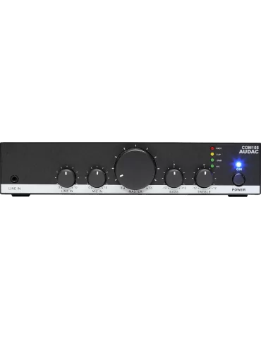  AUDAC COM108 Amplified Mixers - 2 IN - 80W / 100V|MusicGoodDeal 