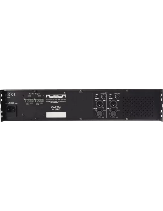  AUDAC CAP224 2 channels - 2 x 240W / 100V|MusicGoodDeal 