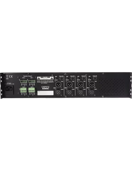  AUDAC CAP412 4 channels - 4 x 120W / 100V|MusicGoodDeal 