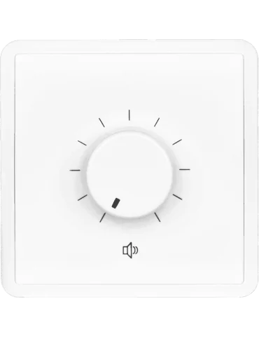  AUDAC VC3062-W Vol. control 80x80 60W/100V|MusicGoodDeal 