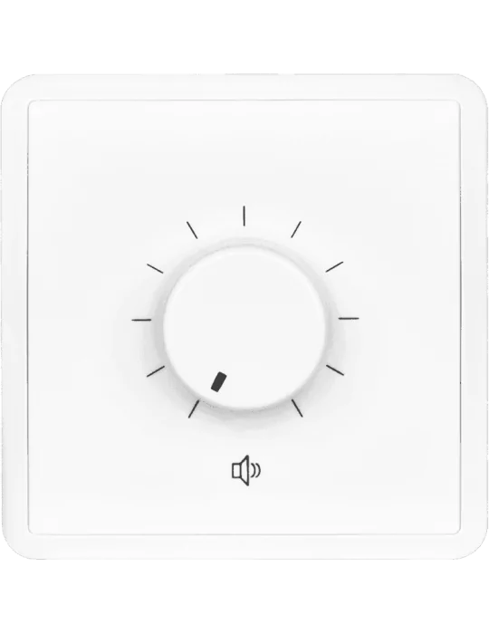  AUDAC VC3062-W Control de volumen 80x80 60W/100V|MusicGoodDeal 
