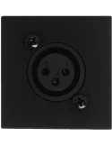  AUDAC WMI18-B Placa frontal 45x45 mic/phoenix Negro|MusicGoodDeal 