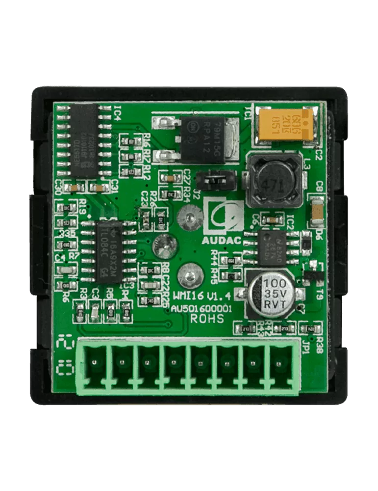  AUDAC WMI18-W Placa frontal 45x45 mic/phoenix Blanco|MusicGoodDeal 